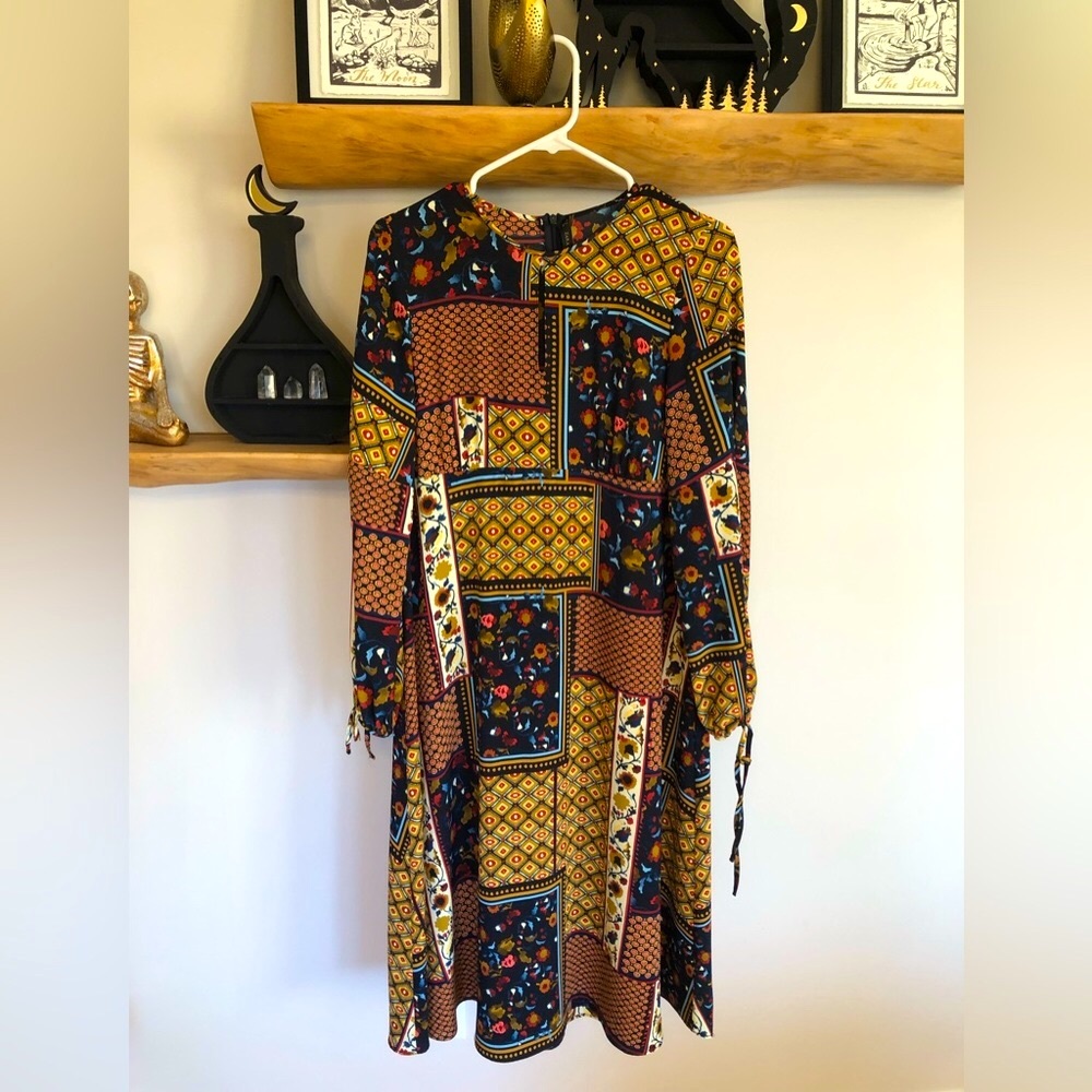 Zara patchwork bohemian dress
